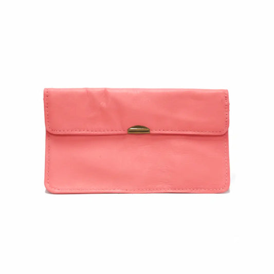Multi-Pocket Leather Purse