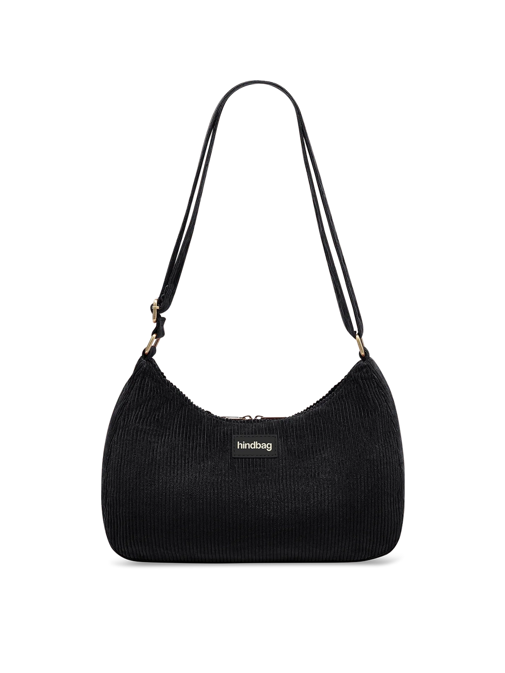 Rosa Black Velvet Crossbody Bag