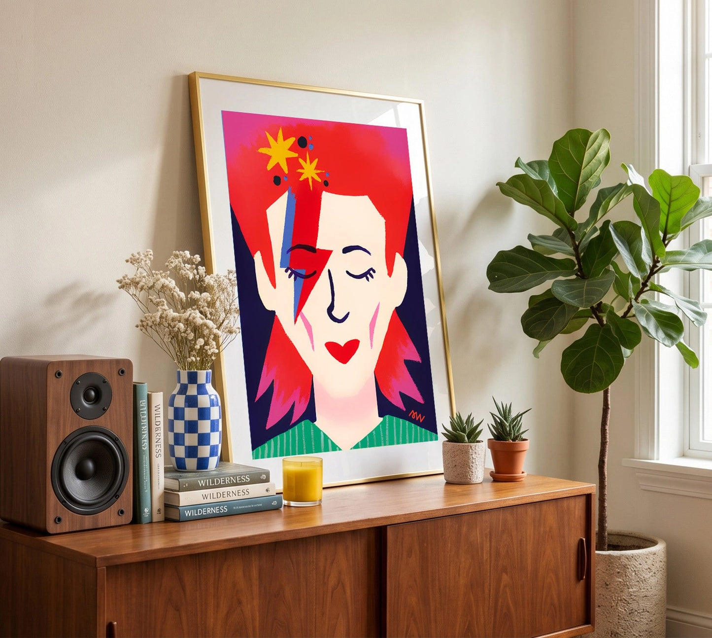 Bowie POSTER A4 30x20 cm