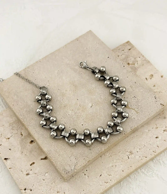 Silver Globe Bracelet
