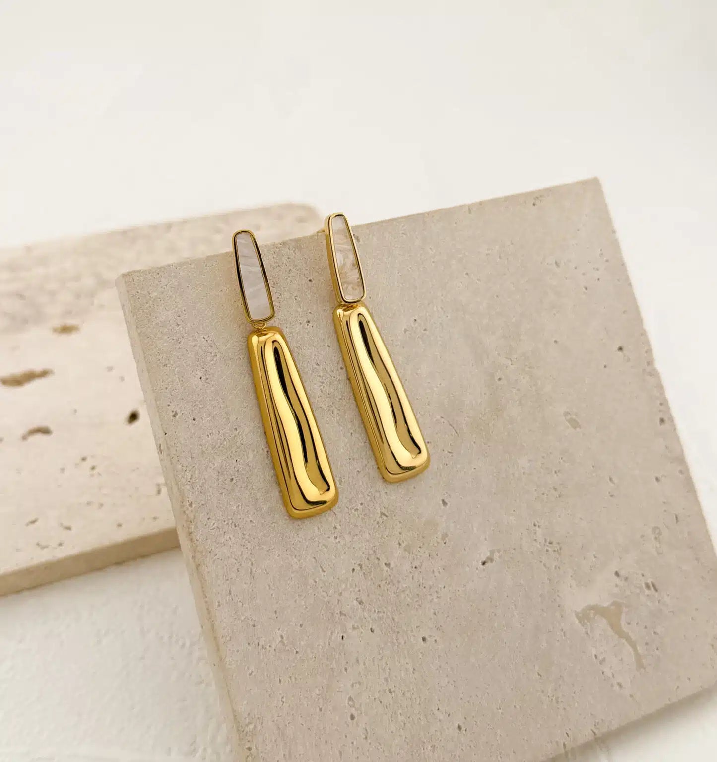 Gold Long Earrings