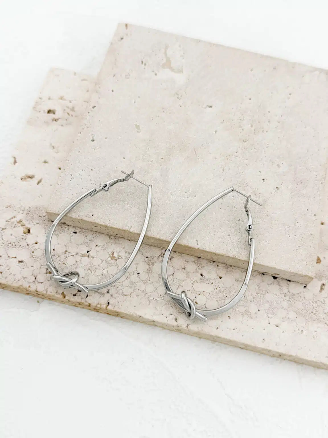 Silver Knots Earrings