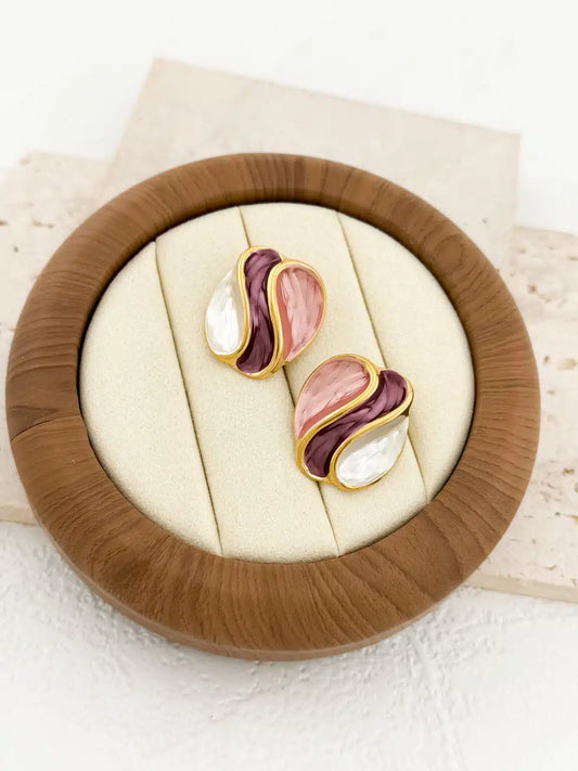 Pink Shades Earrings III