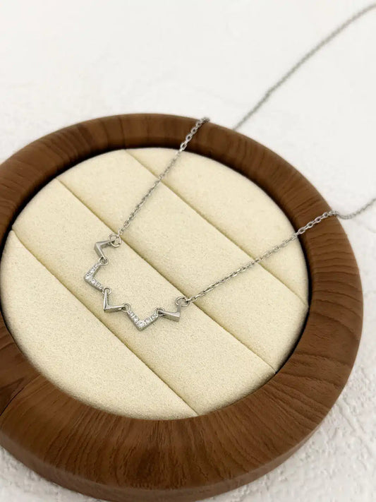 Silver Stars Necklace