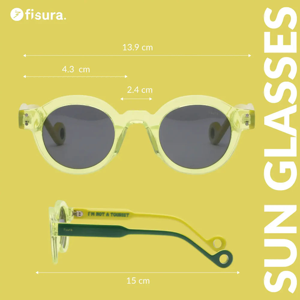 Sunglasses  "I’m not a tourist"