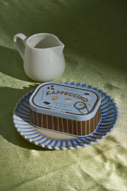 Bistro Cappuccino Φυτικό Κερί 127gr σε μεταλλικό δοχείο-κονσέρβα