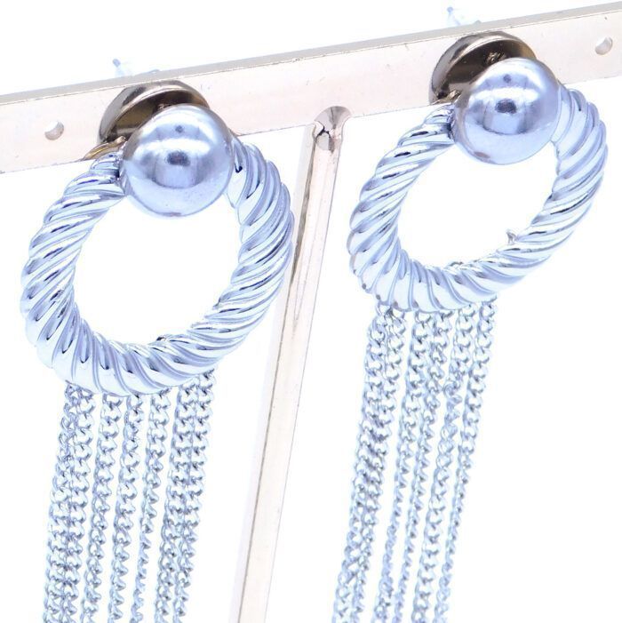 Ατσάλινα σκουλαρίκια Dreamcatcher