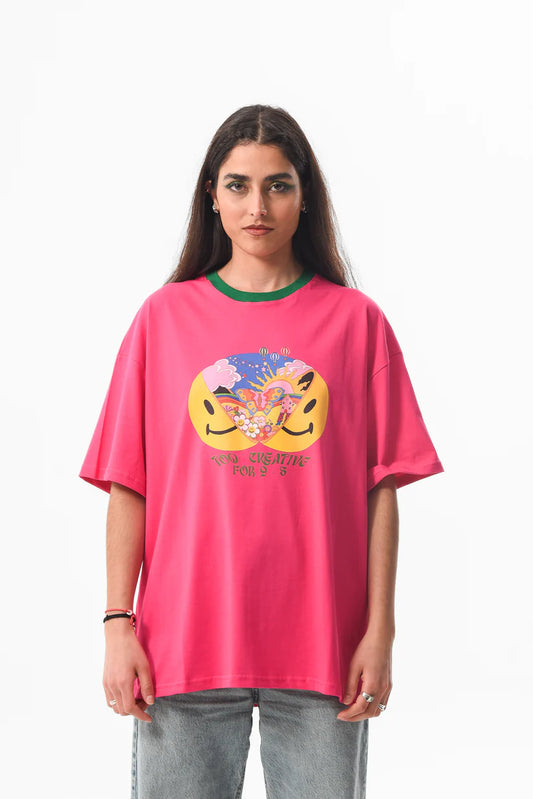 Too Creative - Fuchsia Tshirt