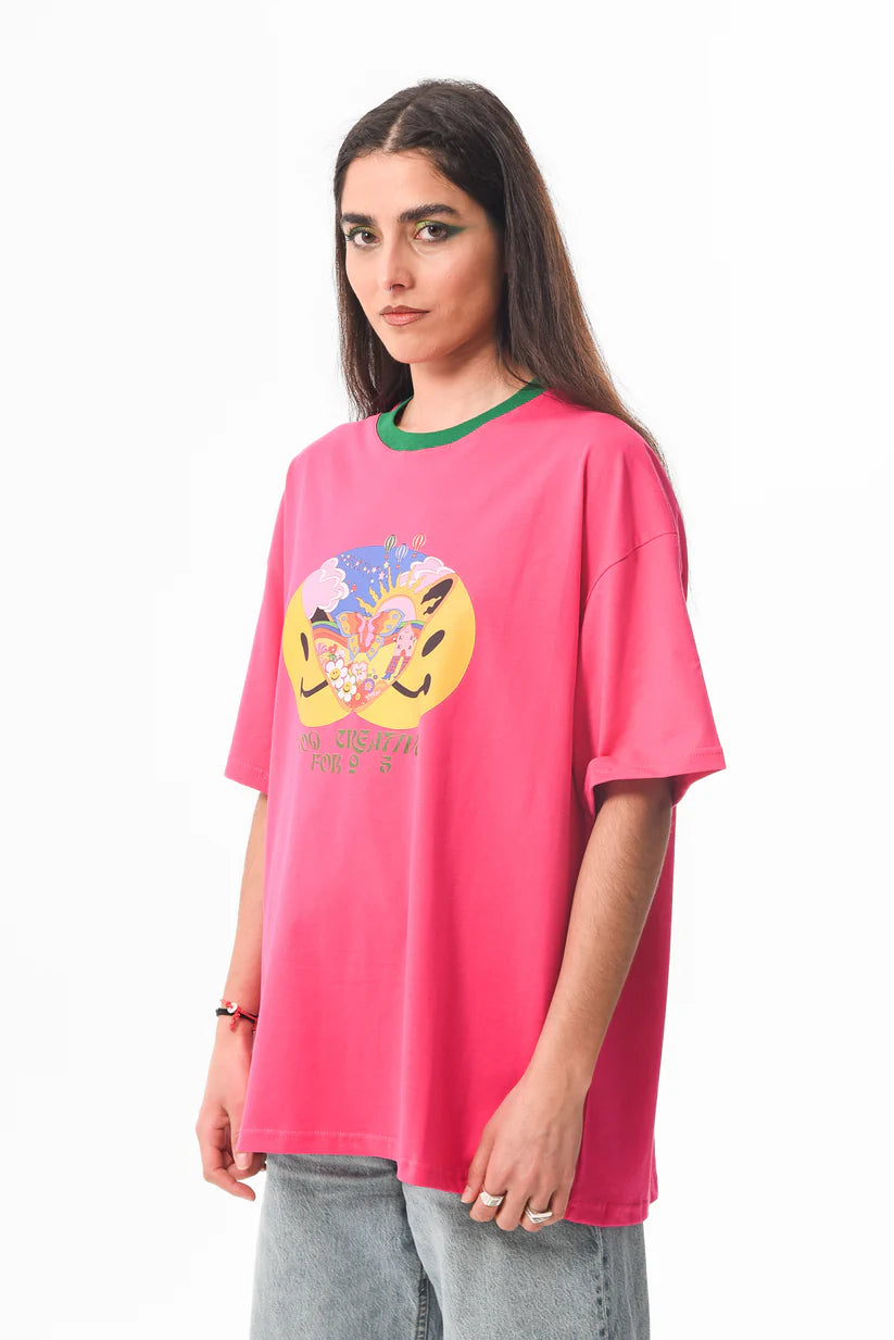 Too Creative - Fuchsia Tshirt