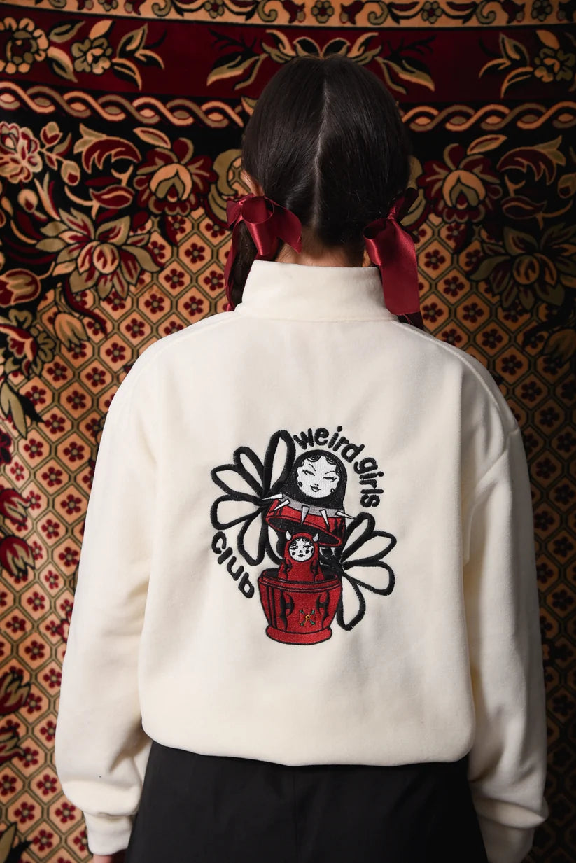 Weird Girls Club - Fleece Half Zipped