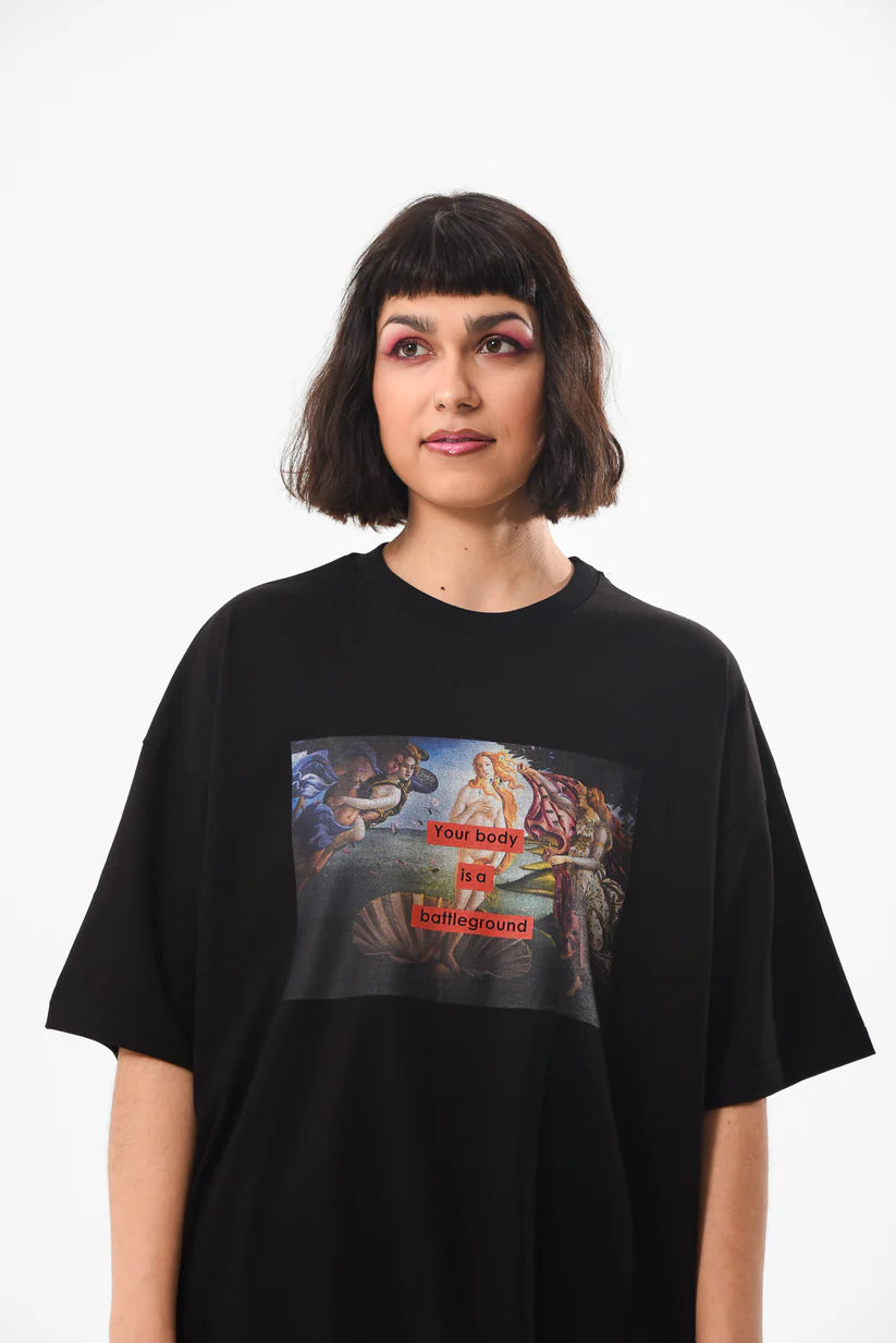 Your Body is a Battleground - Black Tshirt