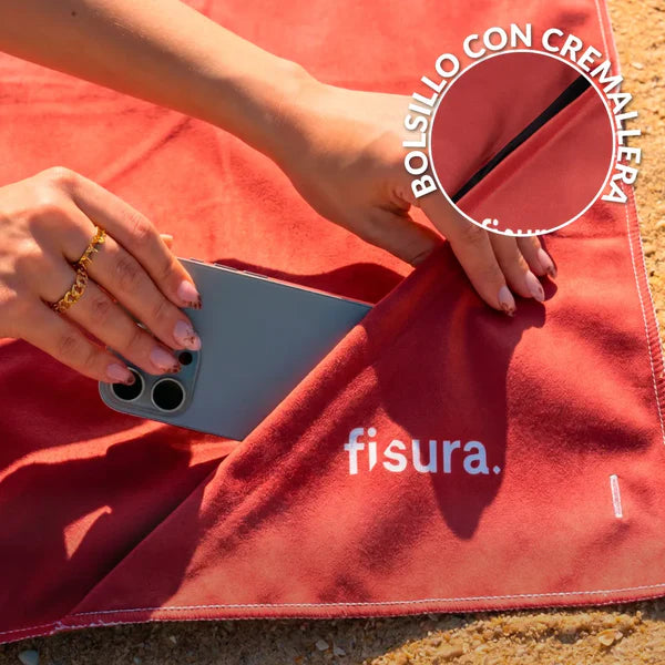 Beach Towel "it's f@cking hot" Red