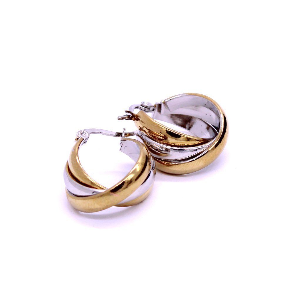 Ατσάλινα σκουλαρίκια κρίκος 20mm