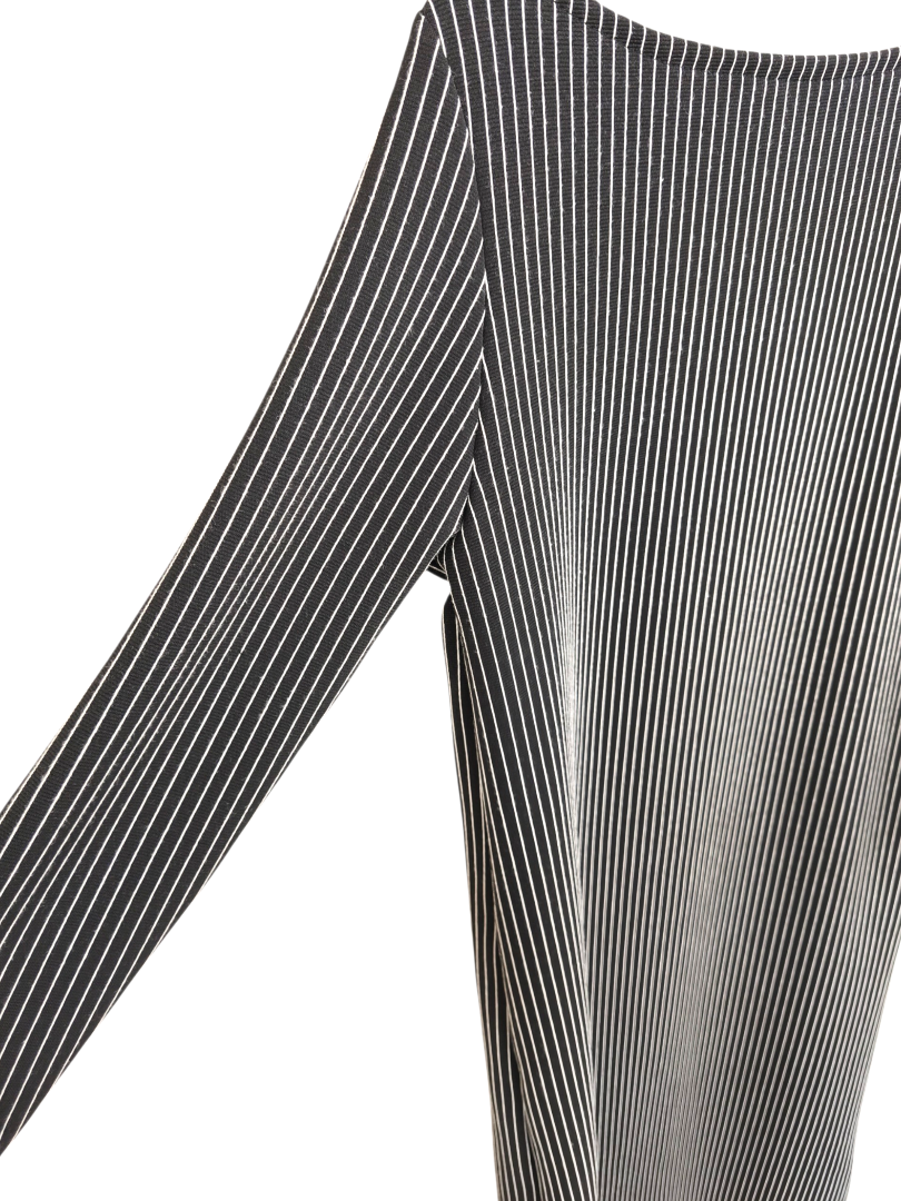BLACK STRIPES BODYCON DRESS