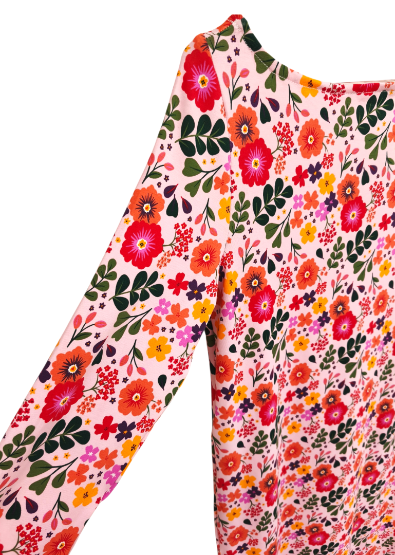 SPRING FLOWERS BODYCON DRESS