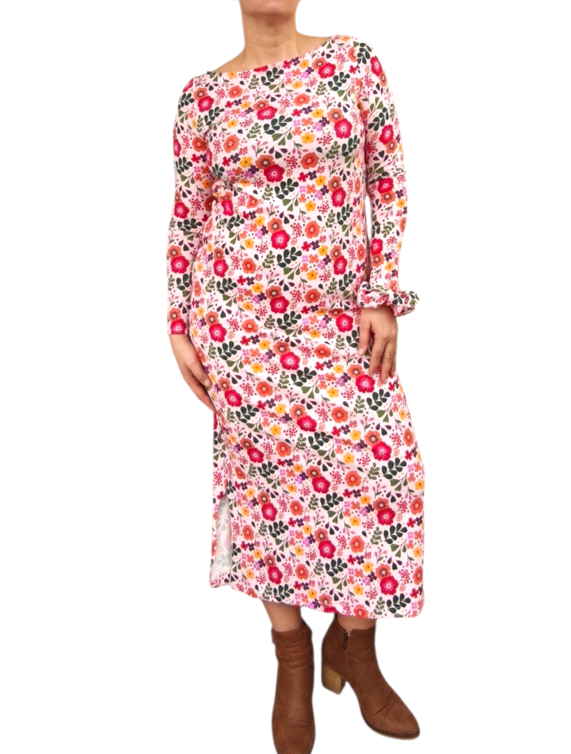 SPRING FLOWERS BODYCON DRESS