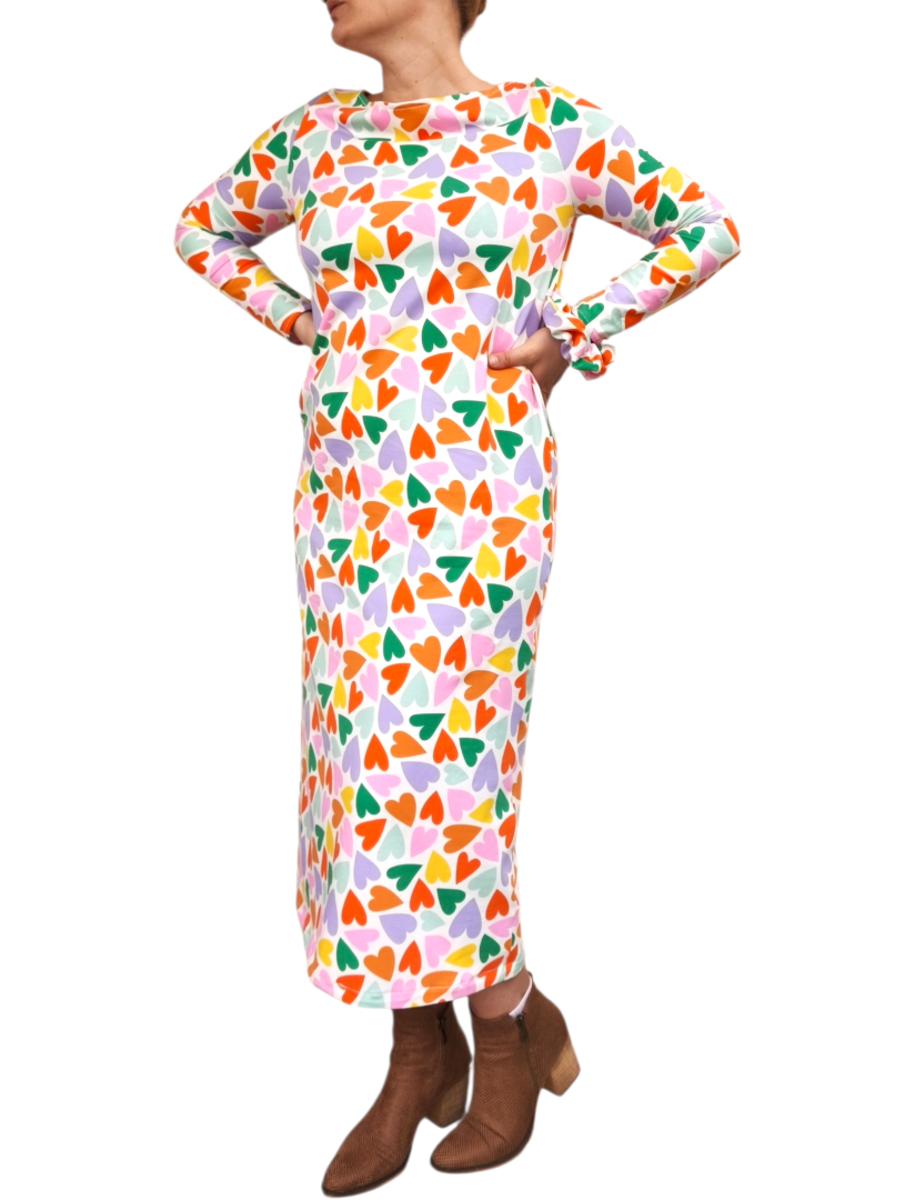 HEARTS BODYCON DRESS