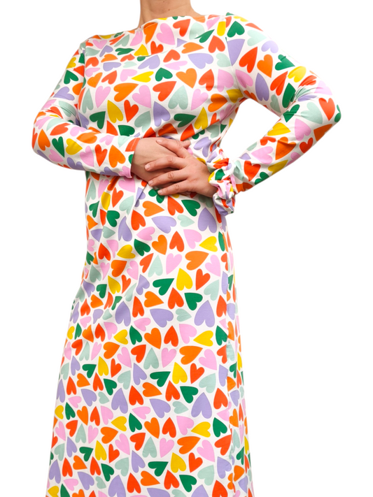 HEARTS BODYCON DRESS