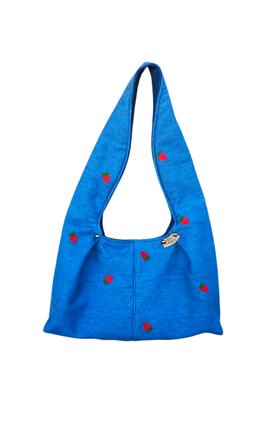 STRAWBERRY JEAN HOBO SHOULDER BAG