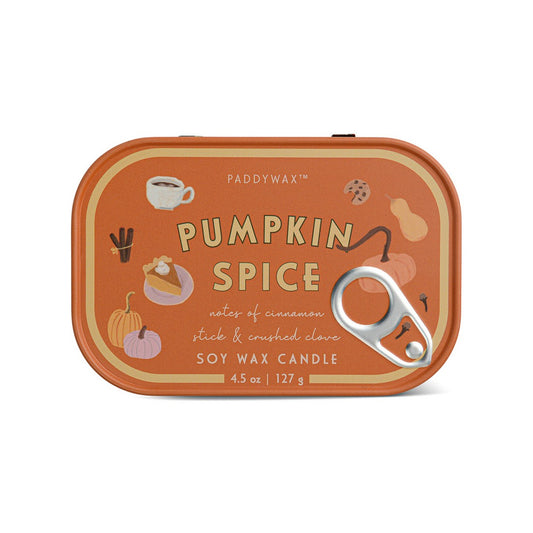 Bistro Pumpki Φυτικό Κερί 127gr σε μεταλλικό δοχείο-κονσέρβα