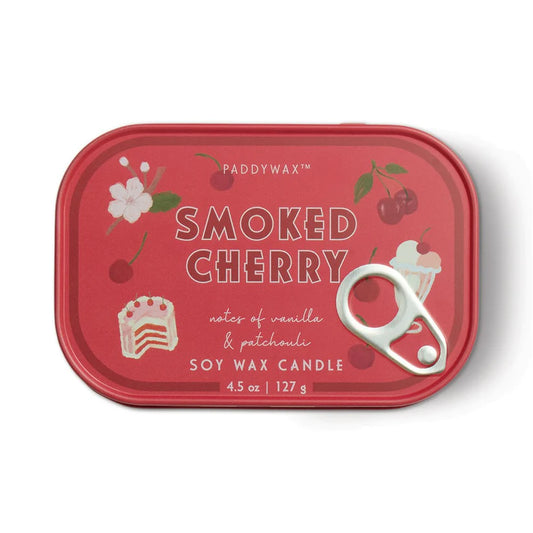 Bistro Smoked Cherry Φυτικό Κερί 127gr σε μεταλλικό δοχείο-κονσέρβα