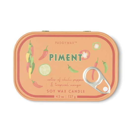 Bistro Piment Φυτικό Κερί 127gr σε μεταλλικό δοχείο-κονσέρβα