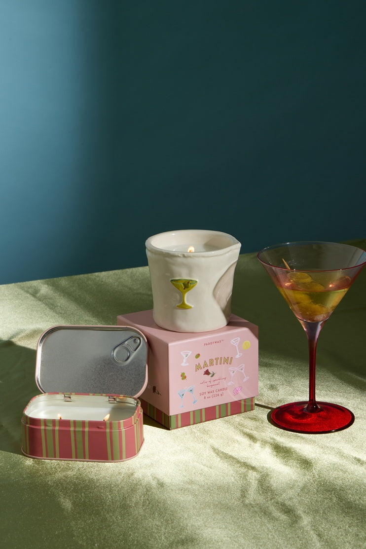 Bistro Martini Φυτικό Κερί 127gr σε μεταλλικό δοχείο-κονσέρβα