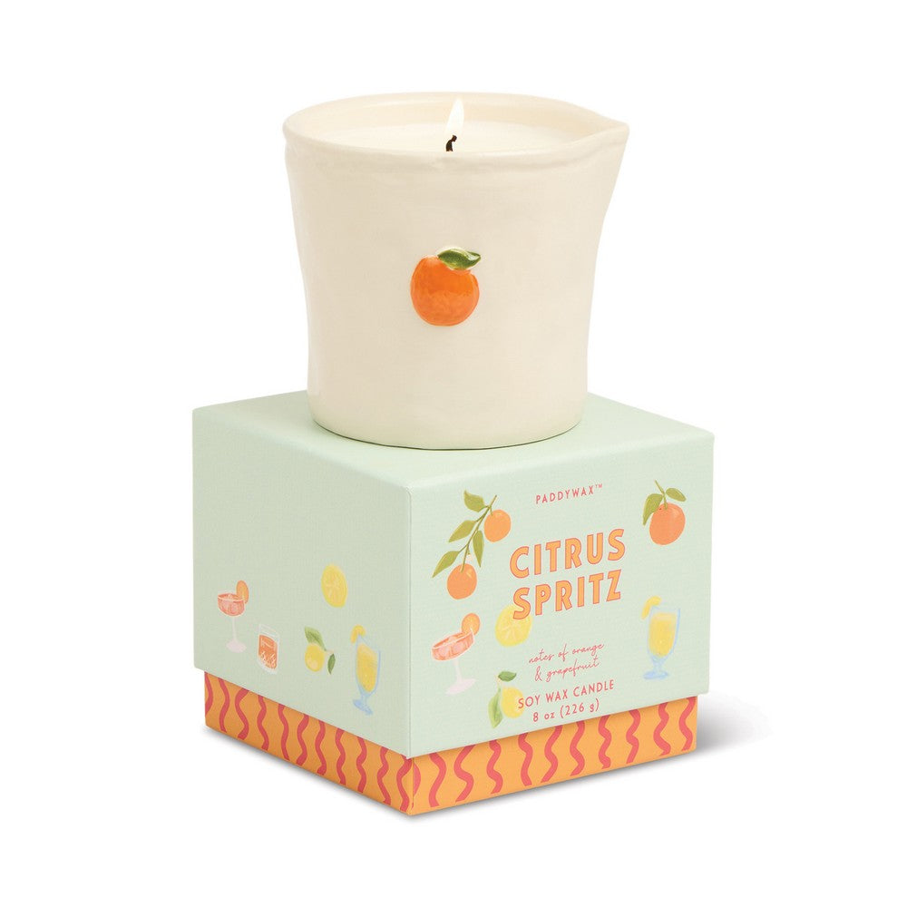 Bistro Citrus Spritz Φυτικό Κερί 226gr σε κεραμικό δοχείο