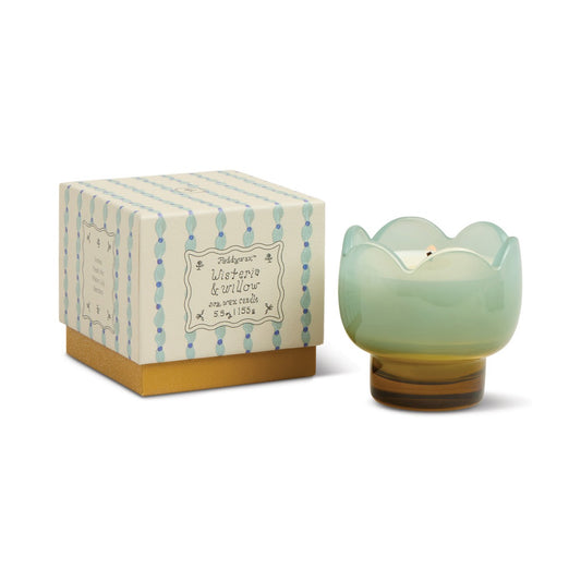 Tulip κερί σόγιας σε γυάλινο δοχείο, Wisteria & Willow 155gr