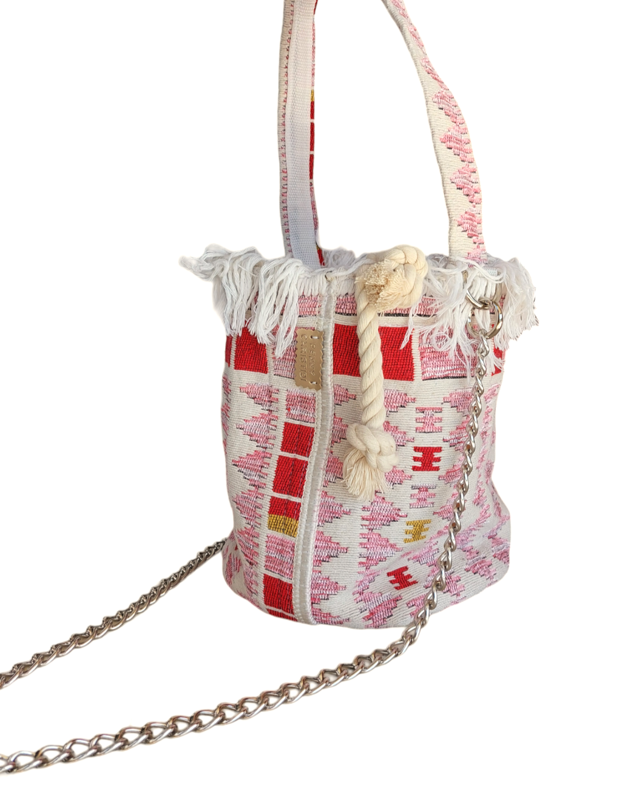 RED KILIMI BASKET BAG