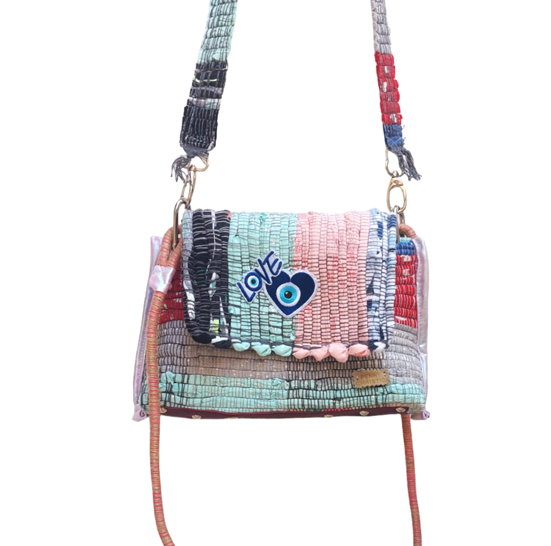 EVIL EYE & LOVE MALIBU HANDBAG