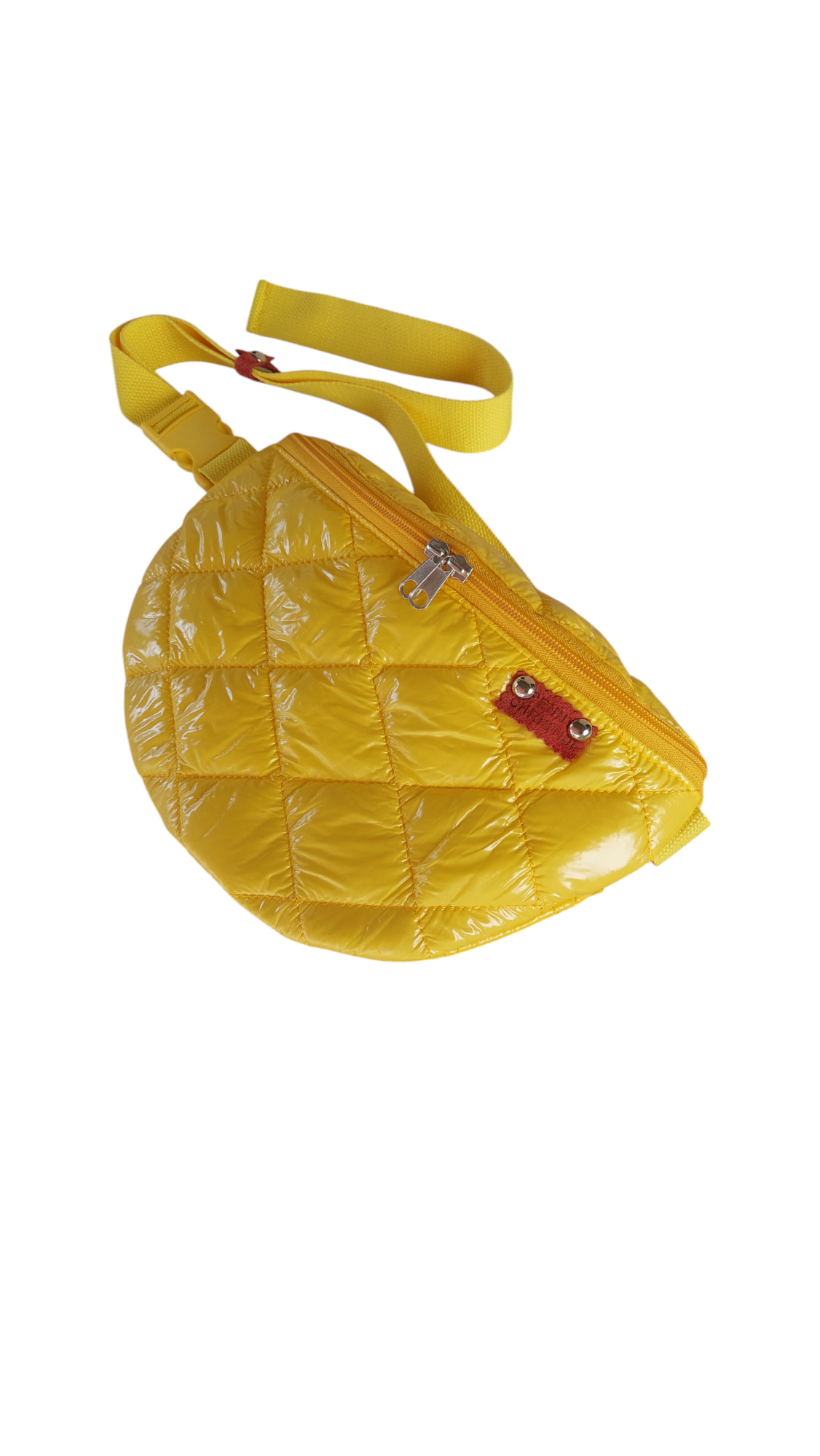 YELLOW PUFFER BUM BAG