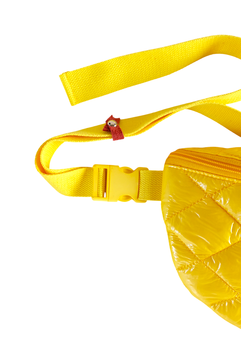 YELLOW PUFFER BUM BAG