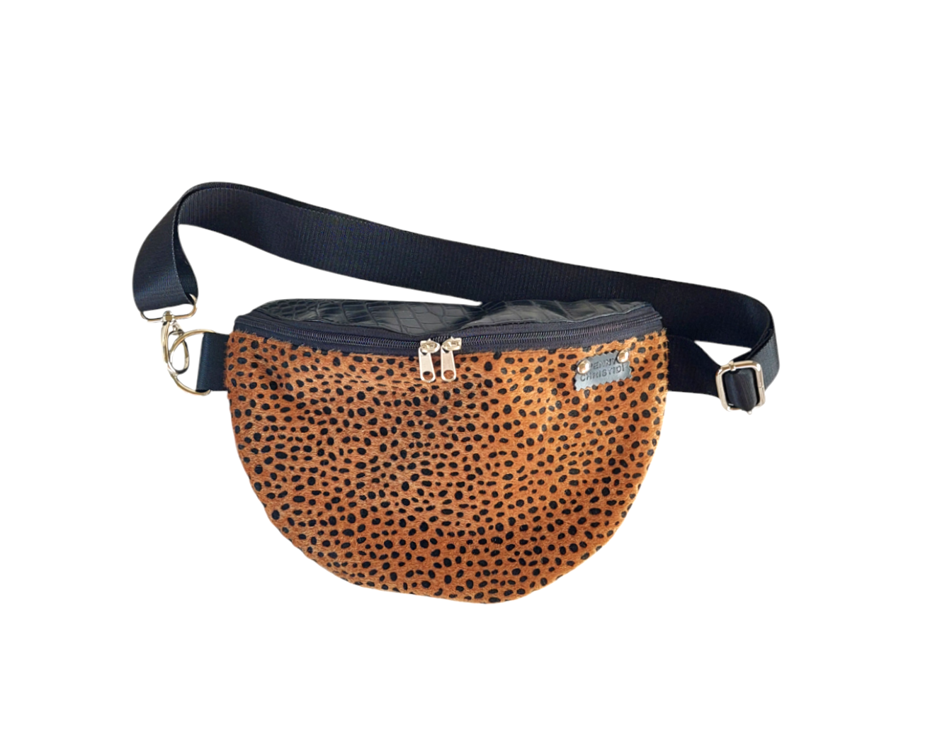 CHEETAH CROCO BUM BAG