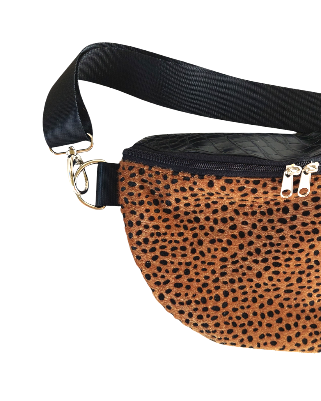 CHEETAH CROCO BUM BAG