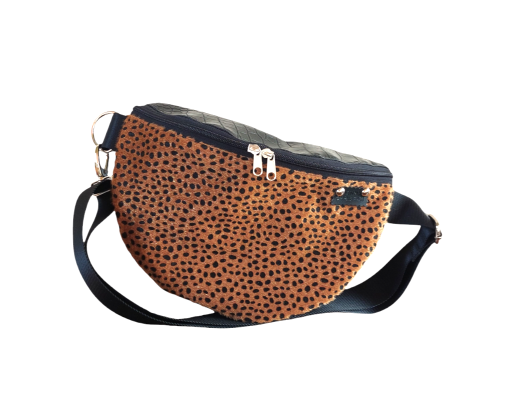 CHEETAH CROCO BUM BAG