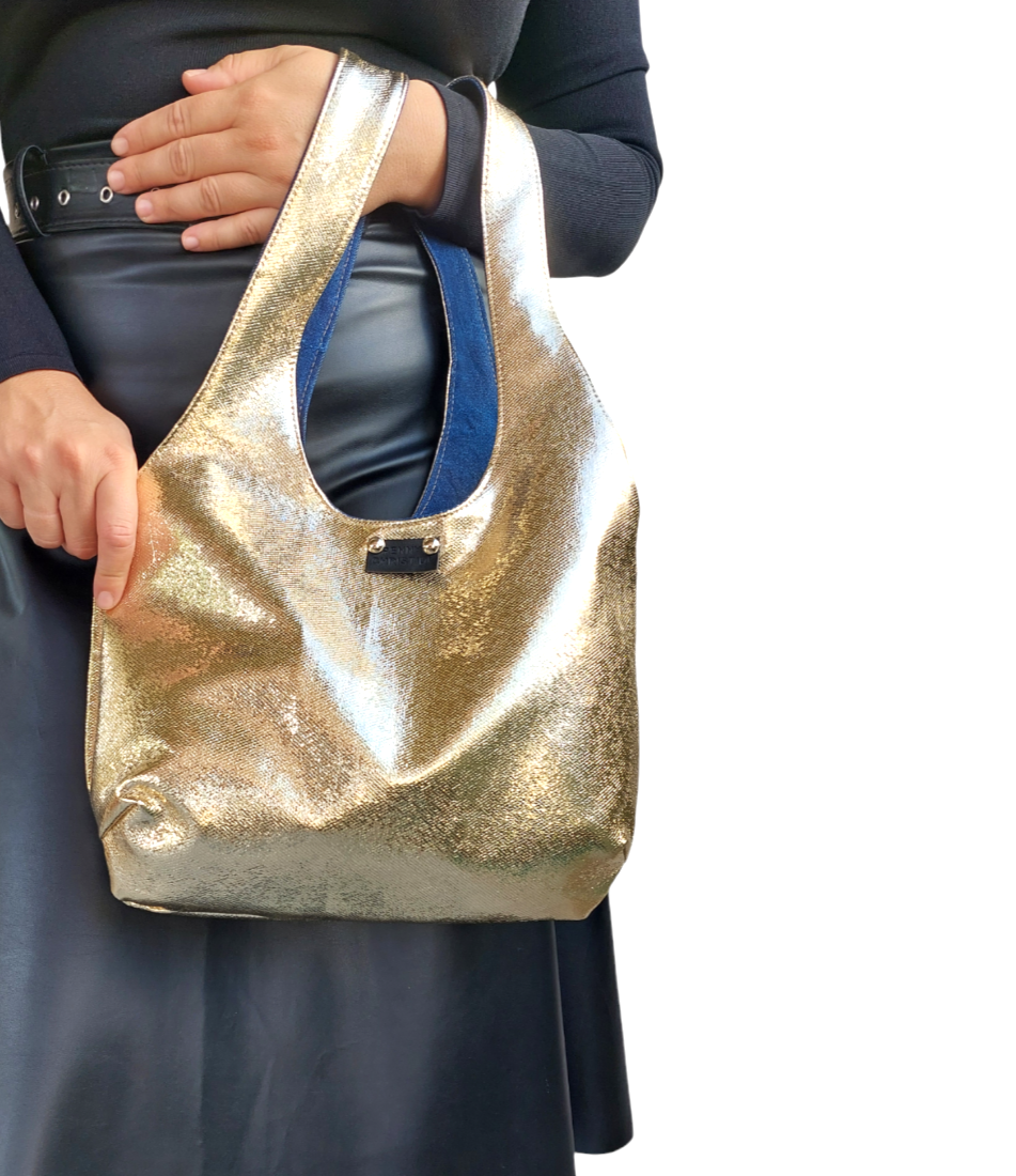 GOLD SNAKE HANDBAG