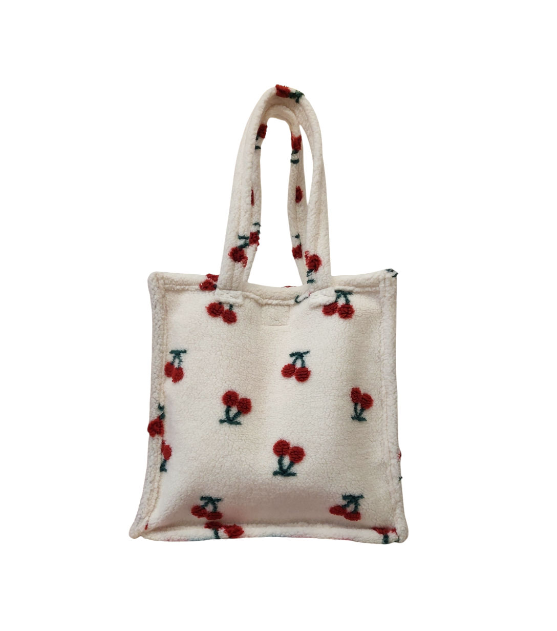 CHERRY TEDDY TOTE