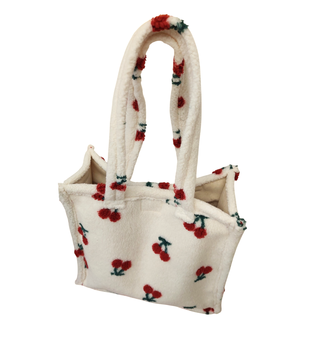 CHERRY TEDDY TOTE