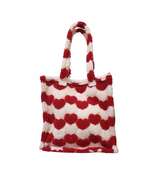 HEART TEDDY TOTE