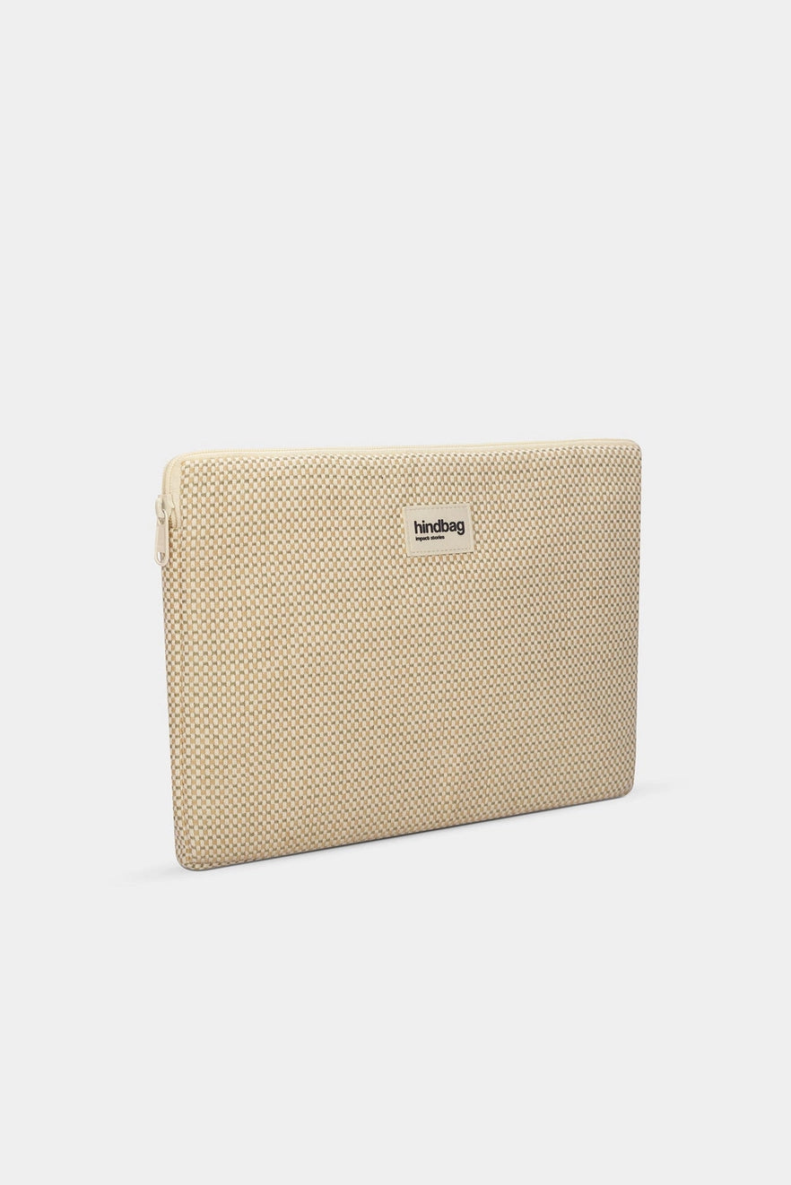 Ava Laptop Sleeve Nude Weave