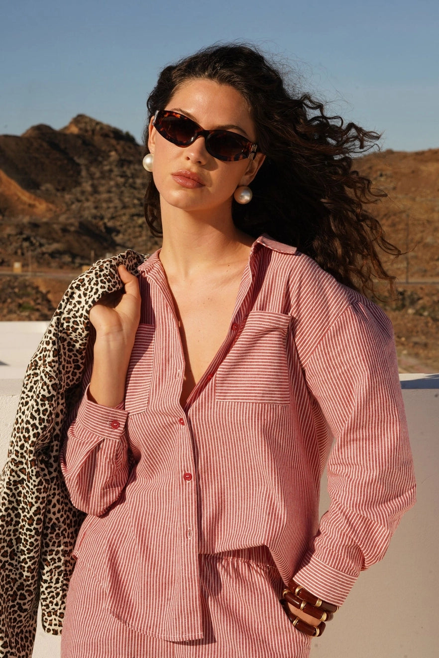 Red Striped Shirt