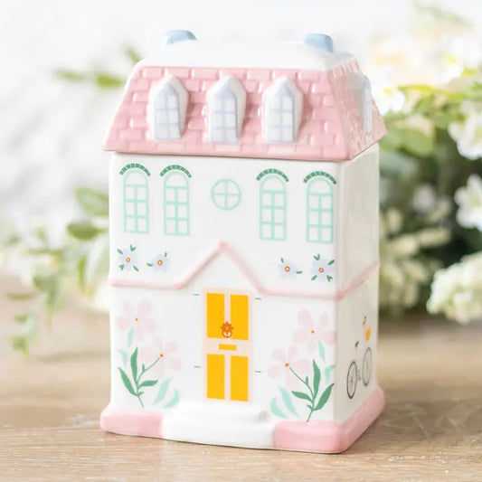 Pastel House Oil Burner and Wax Warmer