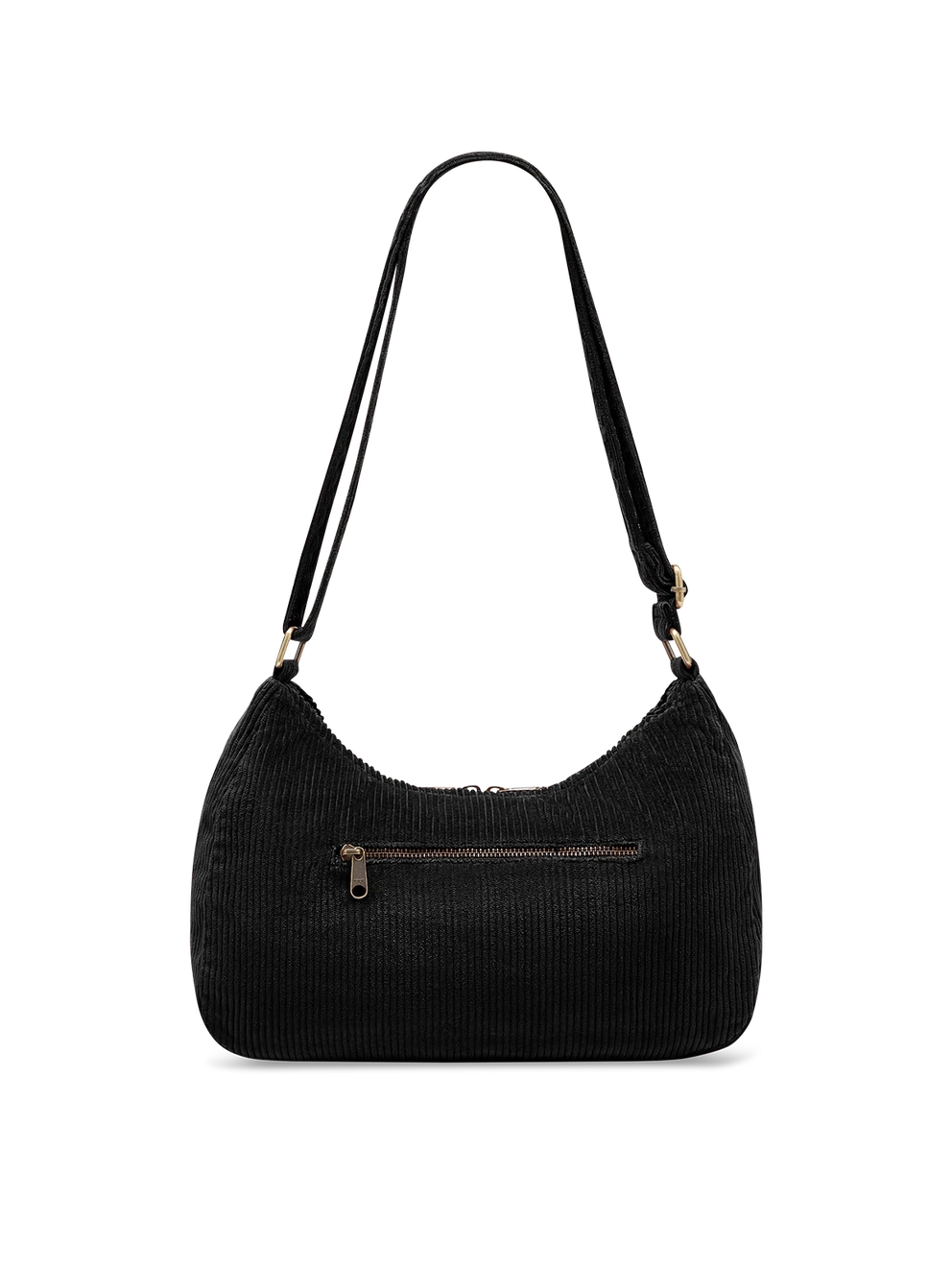 Rosa Black Velvet Crossbody Bag
