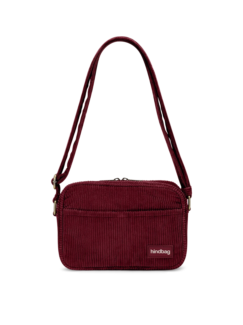 Nino Burgundy Velvet Shoulder Bag