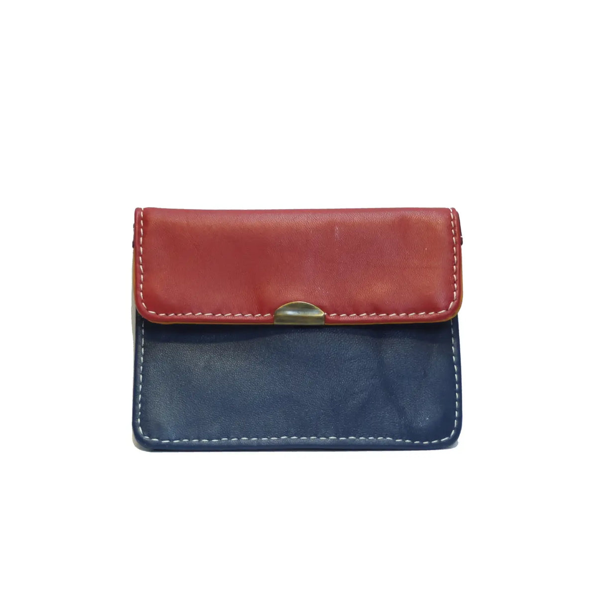 Multi-Colour and Pocket Leather Purse - Mini