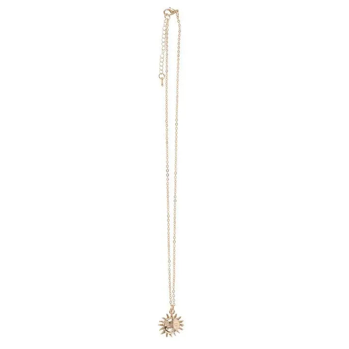 Sun Necklace On Birthday Card