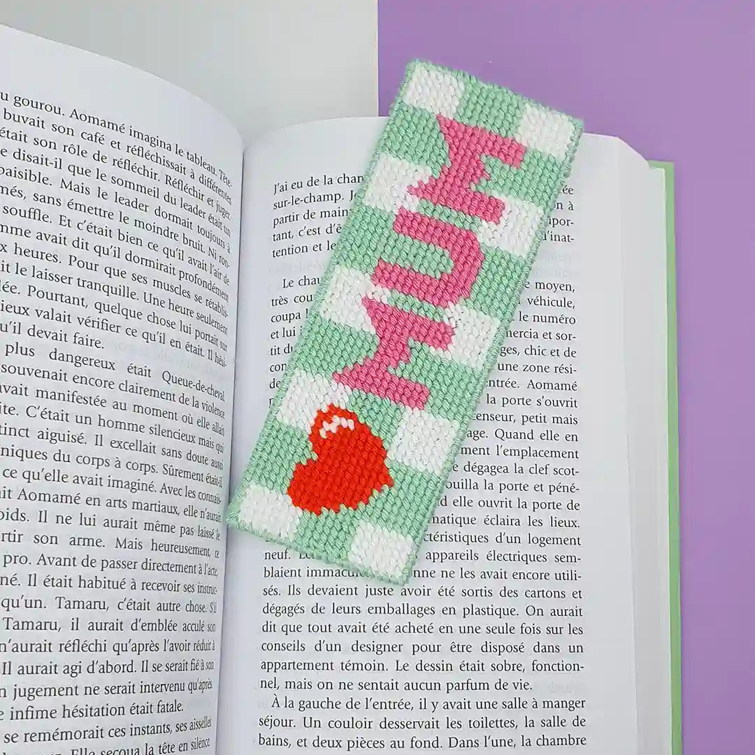 Needlepoint Kit-Bookmark- Love Mum