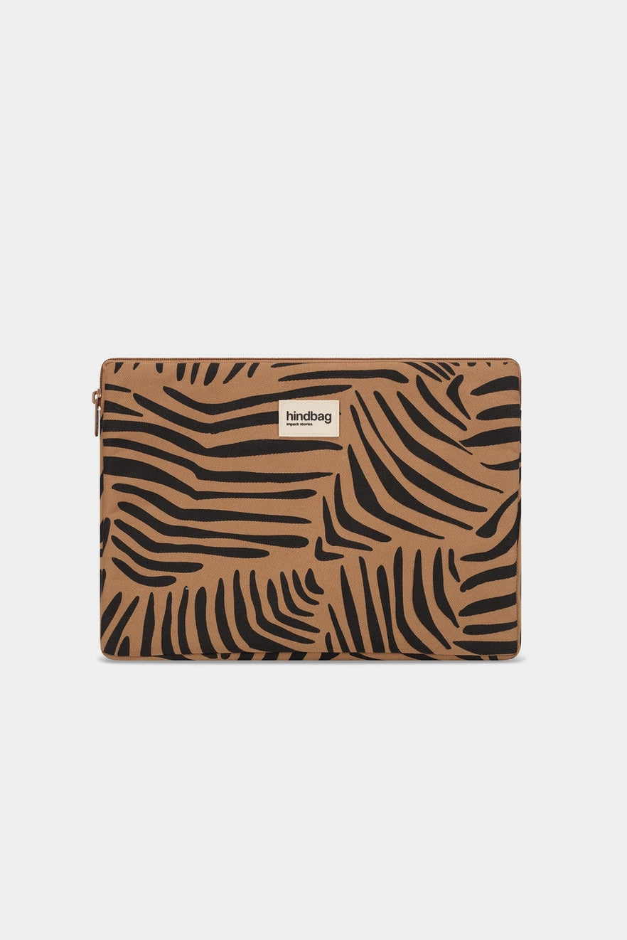 Cinnamon Zebra Laptop Case