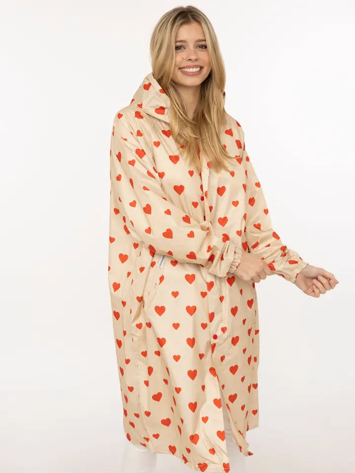 Raincoat "Love" Beige